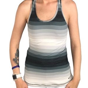 Nike Dri-Fit running tank top women’s black/white